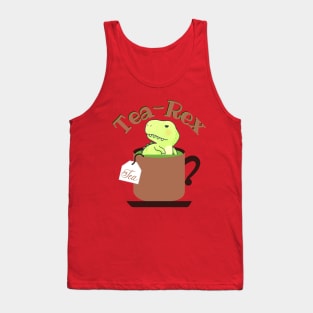 T-Rex.Funny Tea Rex Tank Top